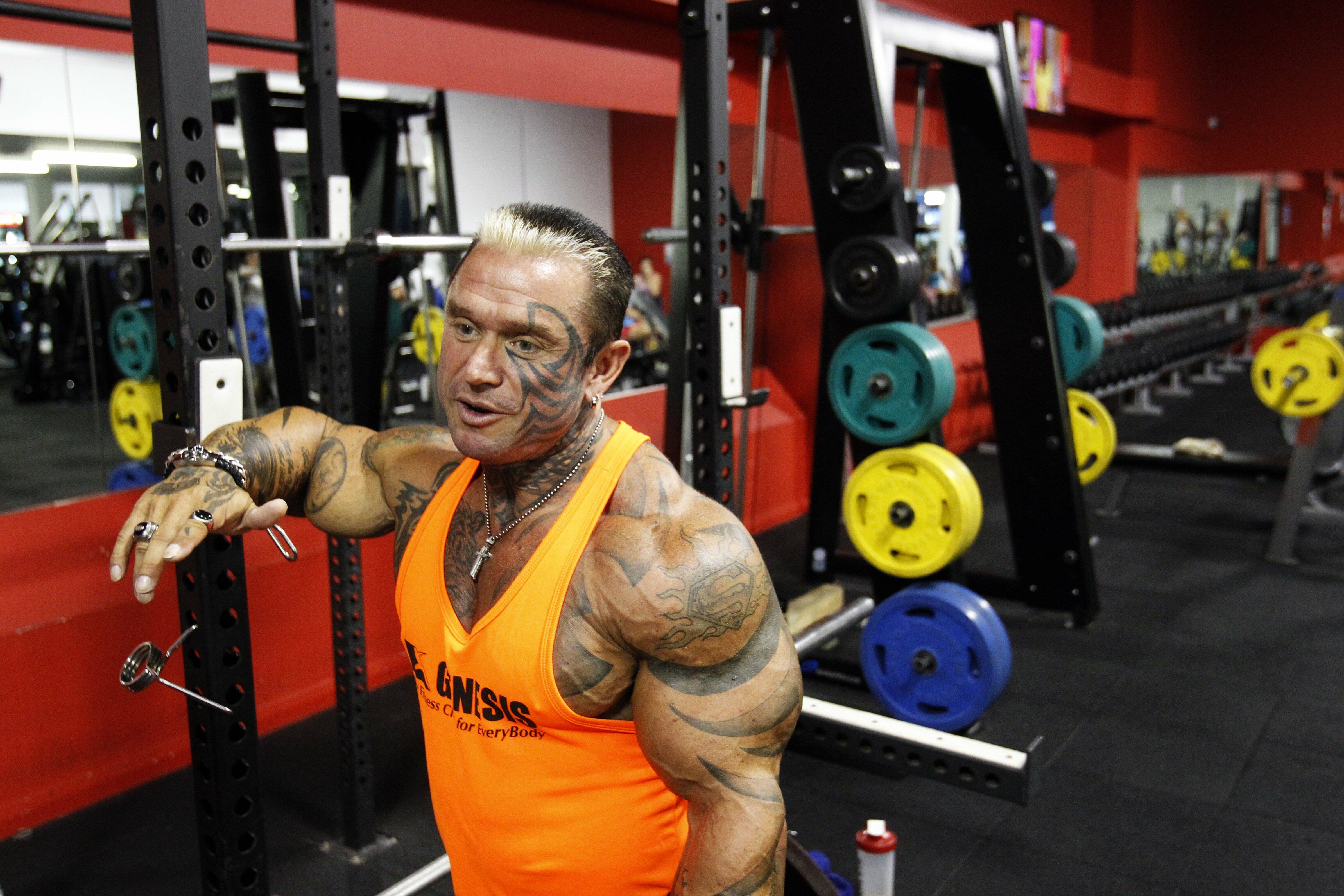 Mr Universe gets face tattoo removed | Newcastle Herald | Newcastle, NSW