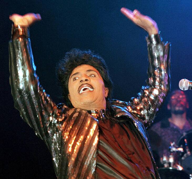 Rock'n'roll: Little Richard performs at a rock legends concert in Switzerland in 2000.  