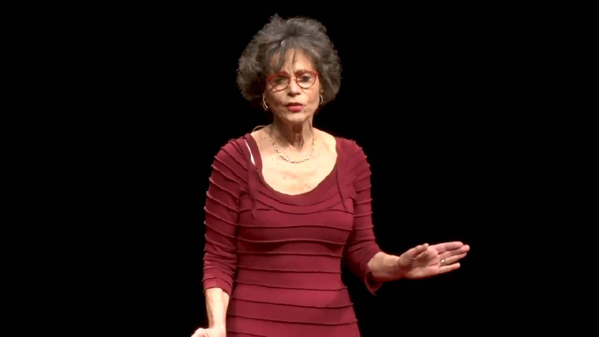 Advocate: Dr Devra Davis pictured giving a TED talk. 