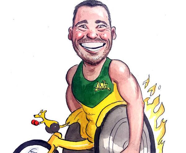 Kurt Fearnley is now an ambassador for the 2018 Commonwealth Games.  