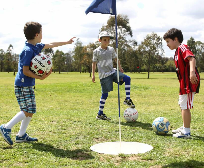 Foot-golf is a new sport that is apparently growing in popularity.