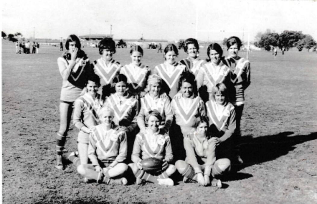 The West Rosettes beat Leichhardt Wildcats at Lambton in 1972. 