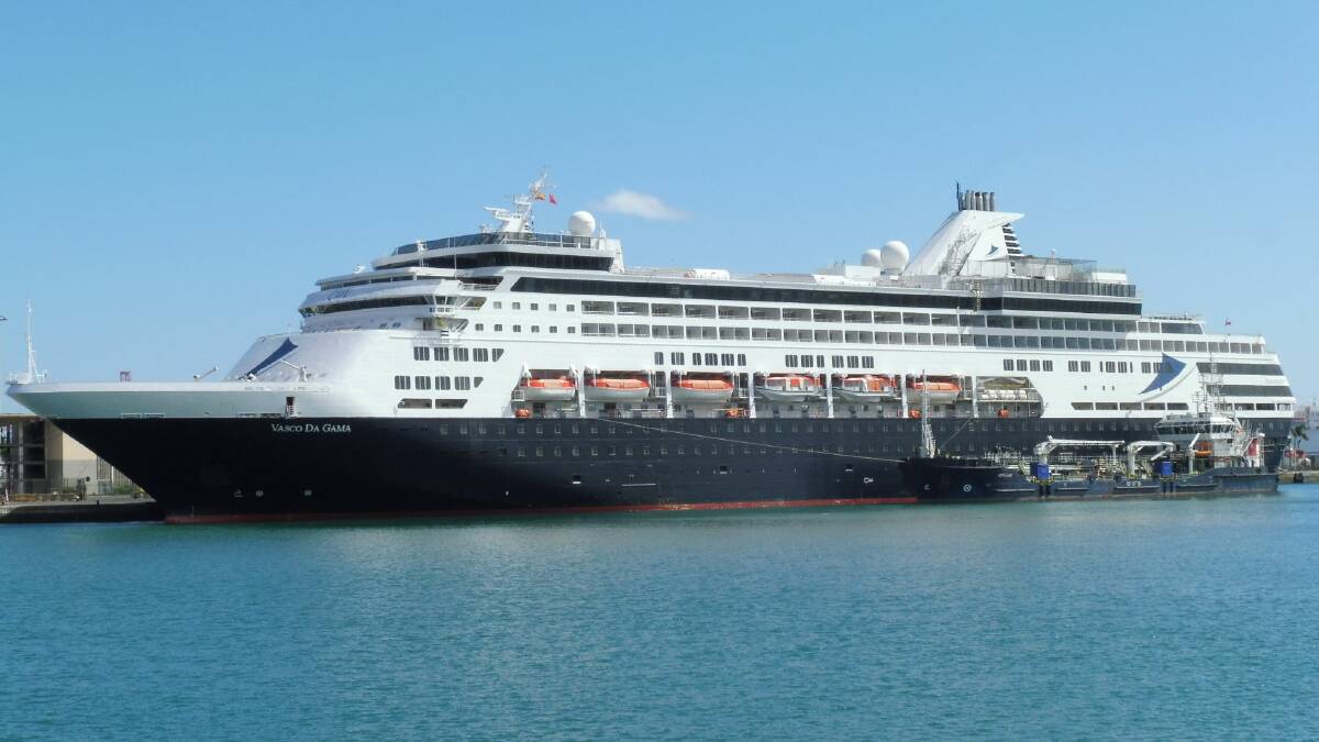 At Sea: The Vasco da Gama cruise ship. Picture: Michael Bednarek 