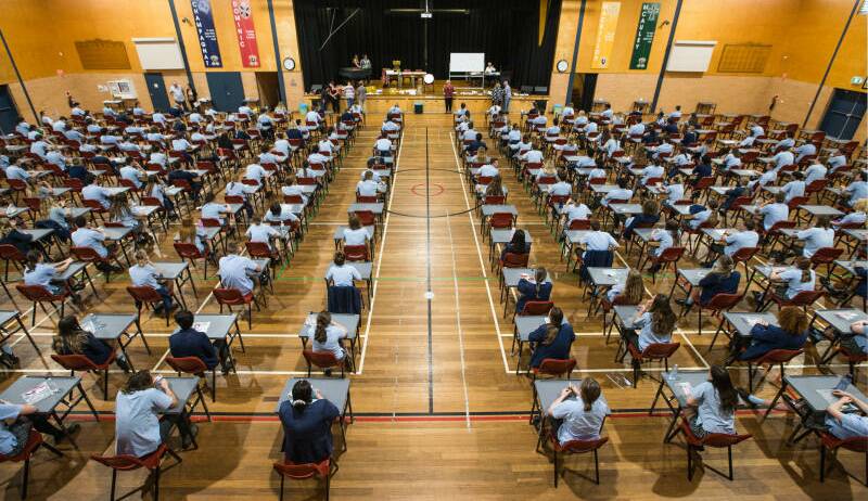 Students sitting HSC exams this week at St Francis Xavier's College, Hamilton