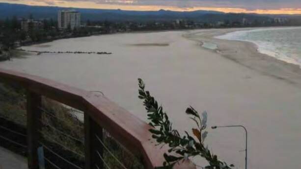 Kirra in 2004 after 15 years of sand replenishment. Source: Report tabled by Newcastle council