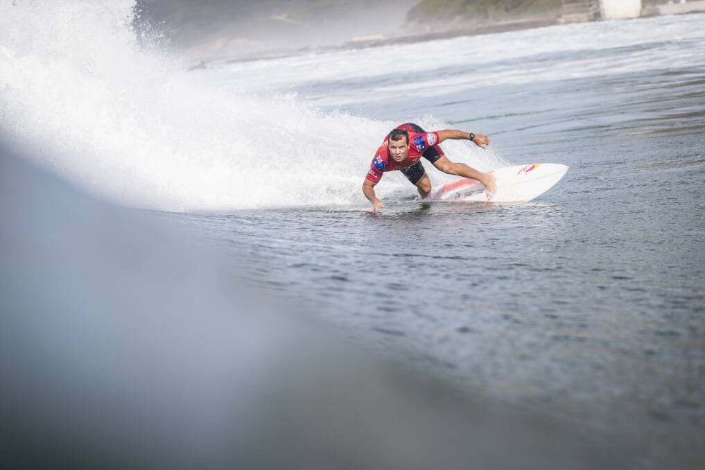 Highlights of Tuesday's action by the Herald's Max Mason-Hubers and WSL photographer Matt Dunbar. And a surprise for one of surfing's Aussie legends