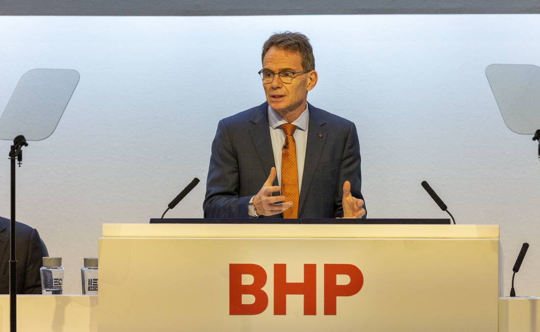 CHANGING GROUND: BHP chief executive Andrew Mackenzie says BHP needs to look after its communities but the company has its critics at Mount Arthur. 