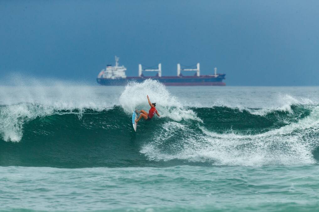 Some highlights of Tuesday's action in the Rip Curl Newcastle Cup. Pictures by the Herald's Max Mason-Hubers and WSL's Matt Dunbar and Cait Miers, together with some screen shots from WSL videos