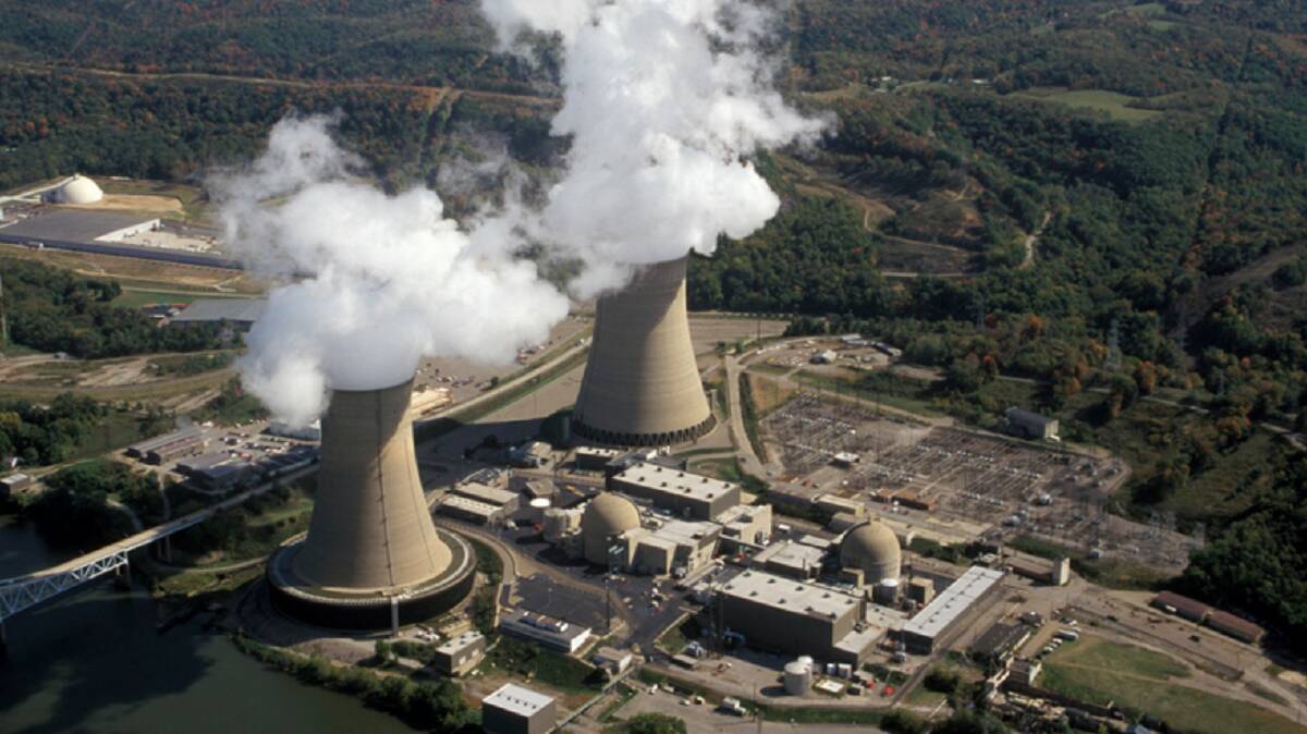ENERGY OPTIONS: No country will prioritise "net zero" commitments if they compromise the supply of reliable, affordable, 24/7 electricity. Nuclear power remains off the table in Australia. For now. Beaver Valley nuclear power plant in Pennsylvania, USA. Picture: US Department of Energy