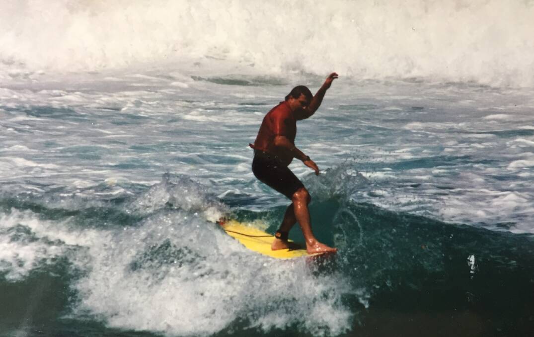 LEFT, BUT NOT LEFT BEHIND: A mid-career Roger Clements, taking the aggression from his shortboard surfing and applying it to the modern longboard era that he helped to revive. His achievements were many and he will be missed by all who knew him.