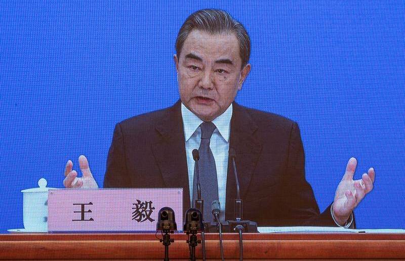 CHINA SMEAR: China's foreign minister Wang Yi takes aim at the US over coronavirus