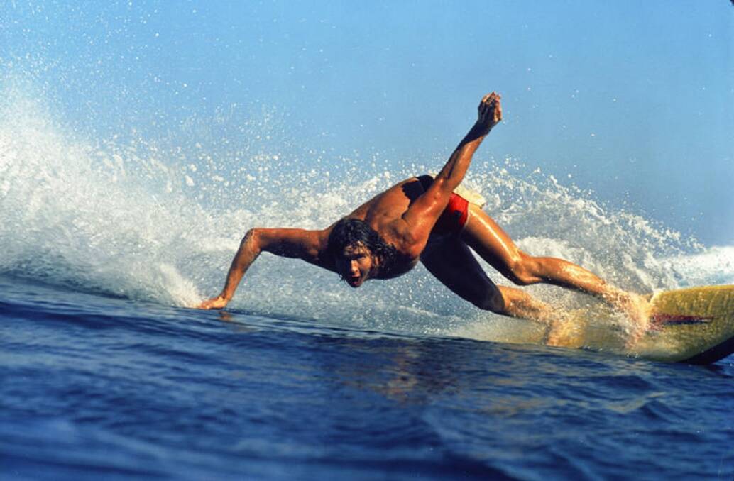 INCOMPARABLE: Merewether's Mark Richards winning the Smirnoff Pro in Hawaii in 1975.