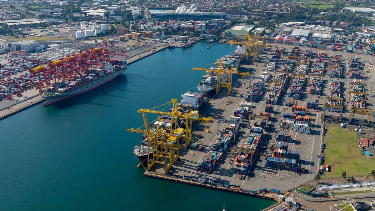 THE REAL WORLD: Part of the Botany operation. Picture: NSW Ports