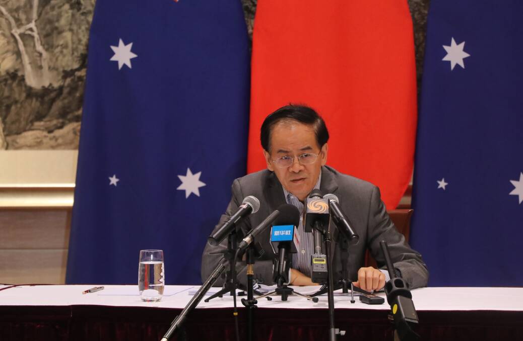 MESSENGER: Chinese ambassador to Australia Cheng Jingye. Picture: courtesy Chinese embassy.