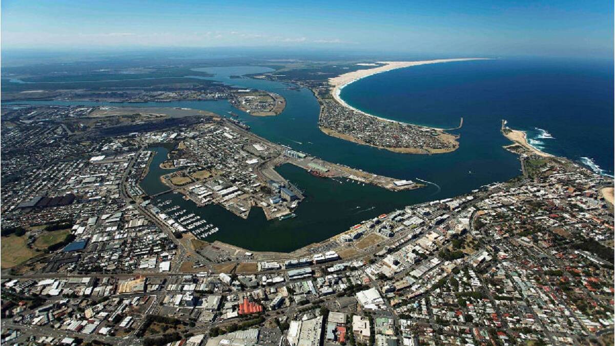 SUBSTANTIAL ASSET: Aerial view of the Port of Newcastle, used by China Merchants Ports Holdings to announce its intention to buy China’s half share in the port from a related company.