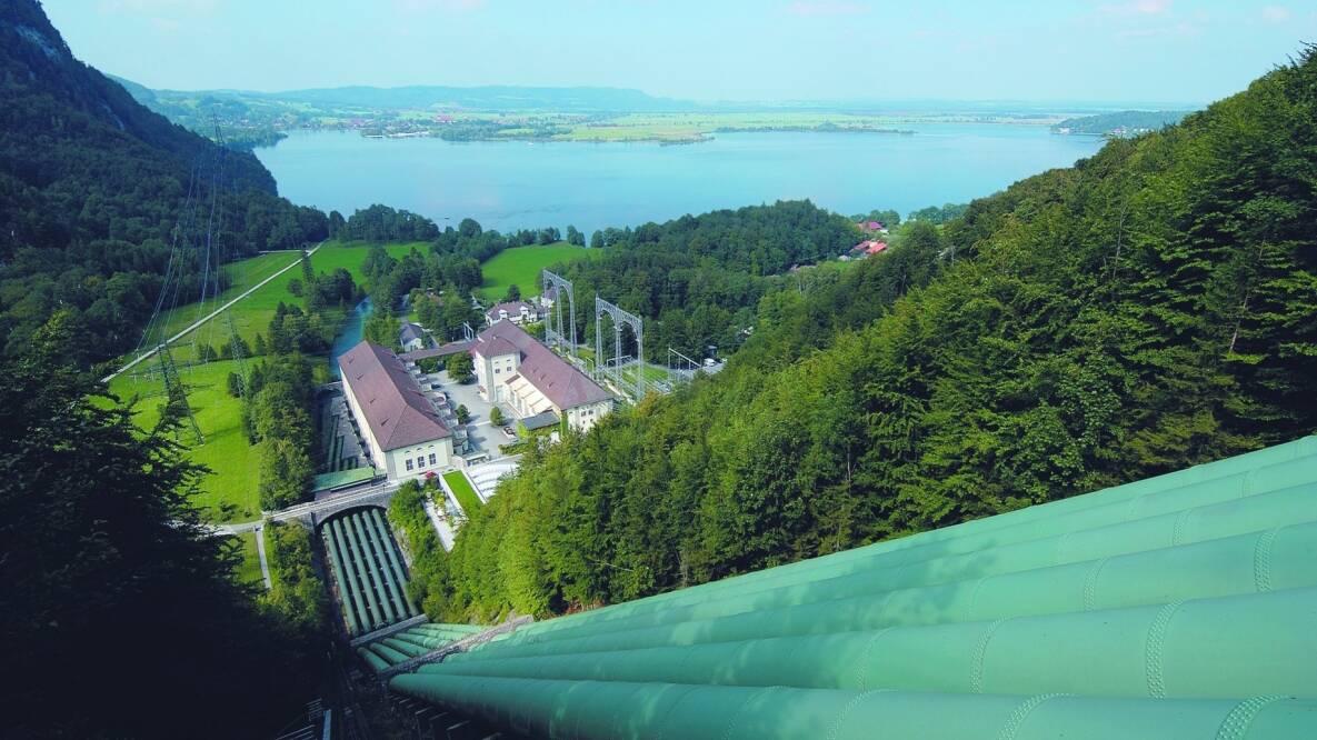HYDRO: Walchensee power plant in Bavaria, Germany, with an installed capacity of 124 megawatts and an annual production of about 300 gigawatt-hours - the equivalent of it supplying those 124 megawatts for 100 days a year. By comparison Eraring power station is rated at 2880 megawatts and produces close to 16,000 gigawatt hours on average. Picture: Courtesy Uniper