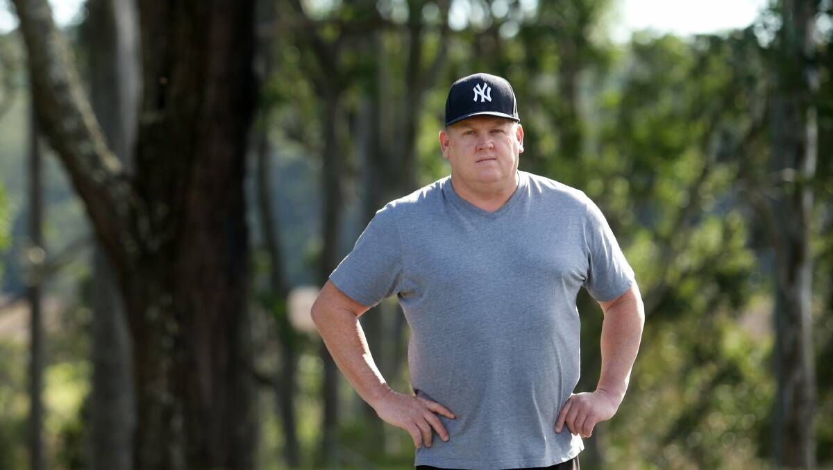 CAMPAIGNER: Injured former Mount Arthur mine worker Simon Turner is being backed by a class action law firm alleging major problems with the Hunter coal industry. Picture: Jonathan Caroll