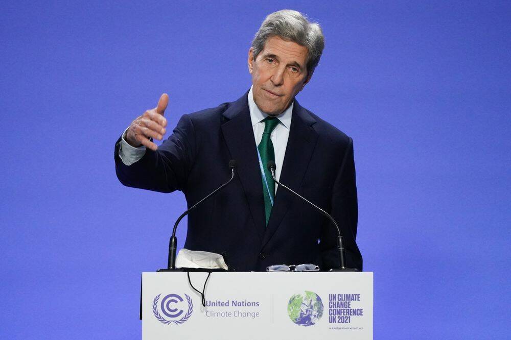 WAR WORRIES: US Climate envoy and former secretary of state in the Obama administration, John Kerry.