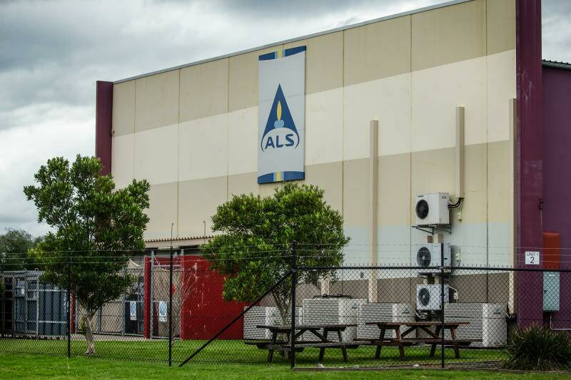 An ALS laboratory at Mayfield. The company also three sites in Queensland, at Mackay, Emerald and Queensland. Picture: Marina Neil