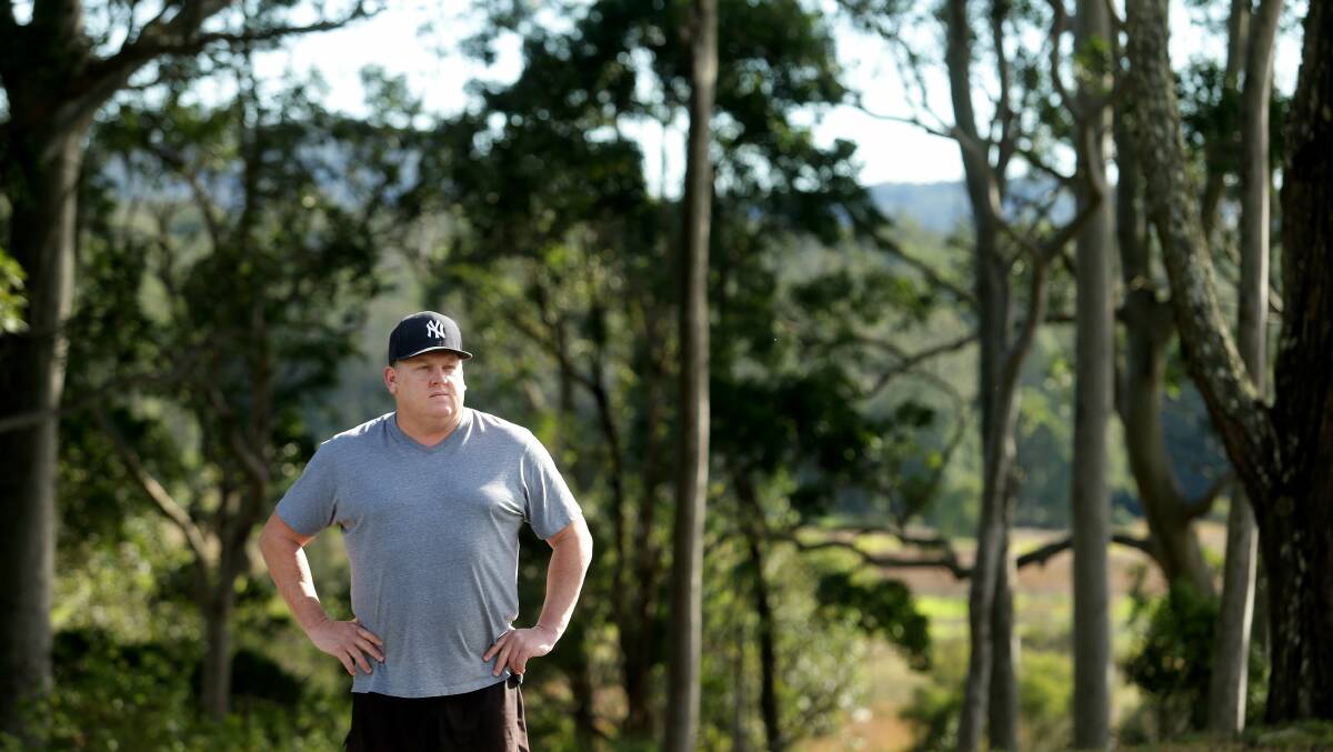 CAMPAIGNER: Simon Turner, pictured here in 2016, was a permanent 'casual' at Mount Arthur coal mine when he lost his job after being badly injured at work in 2015.