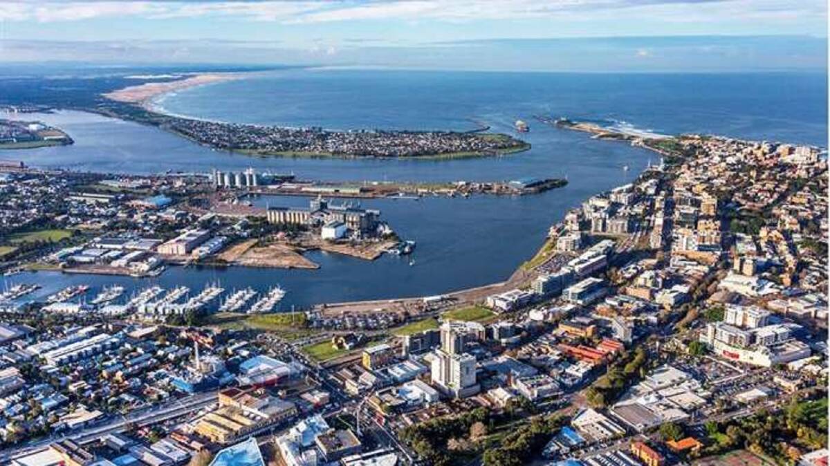 SUBMARINE SLOT: Carrington Basin, dredged out between Dyke Point and the GrainCorp grain terminal, was the Navy's focus in Newcastle. With no decision due until next year, the community will have ample time to make its views felt.