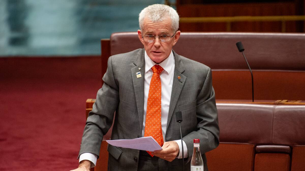 One Nation Senator Malcolm Roberts has lodged his own amendment to the Fair Work Act to seek to influence pay and conditions for labour hire workers. Picture by Elesa Kurtz