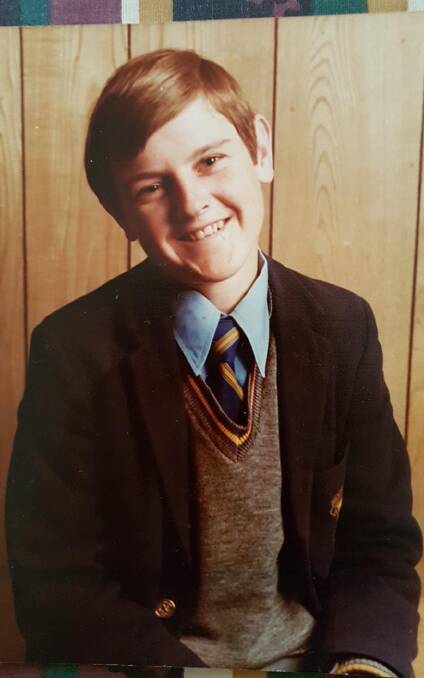 YOUTHFUL HOPE: The late Father Glen Walsh as a Marist Brothers Hamilton pupil.