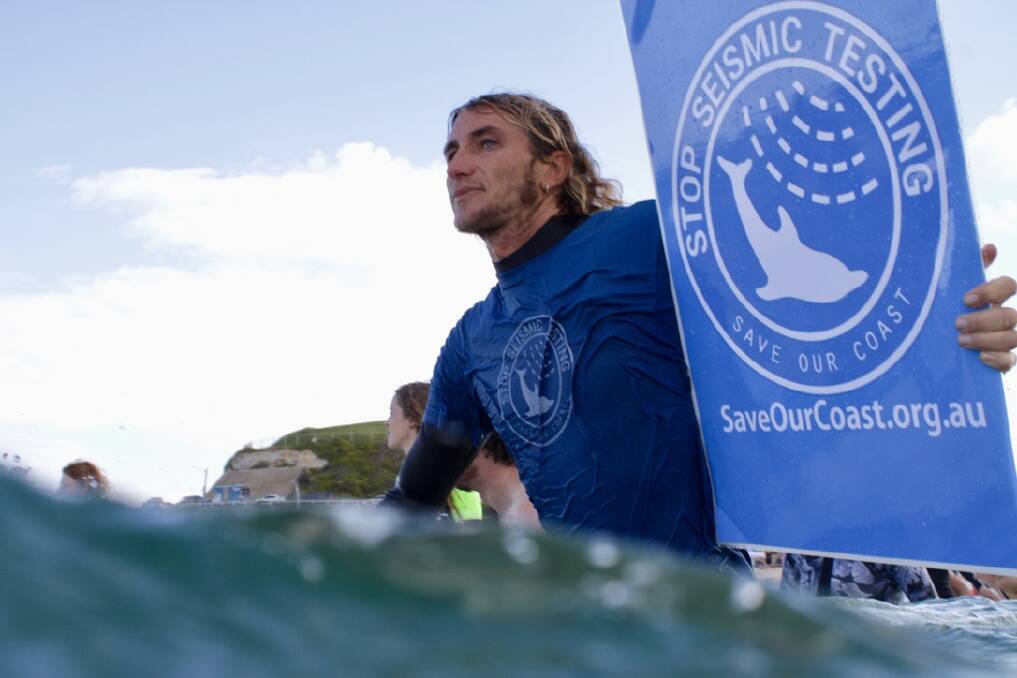 Drew McPherson, Save Our Coast Surfing Ambassador. Picture: Save Our Coast