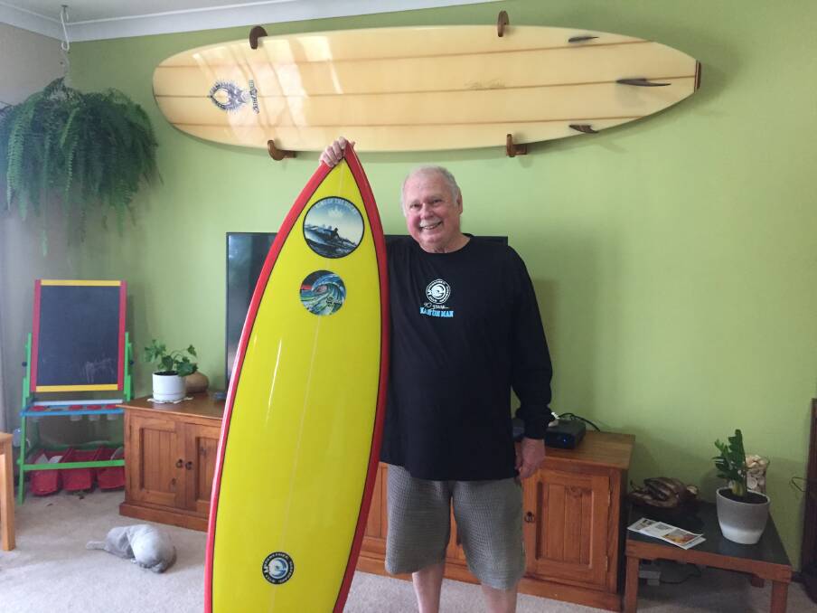 Some scenes from the life of Merewether Surfboard Club stalwart Roger Clements