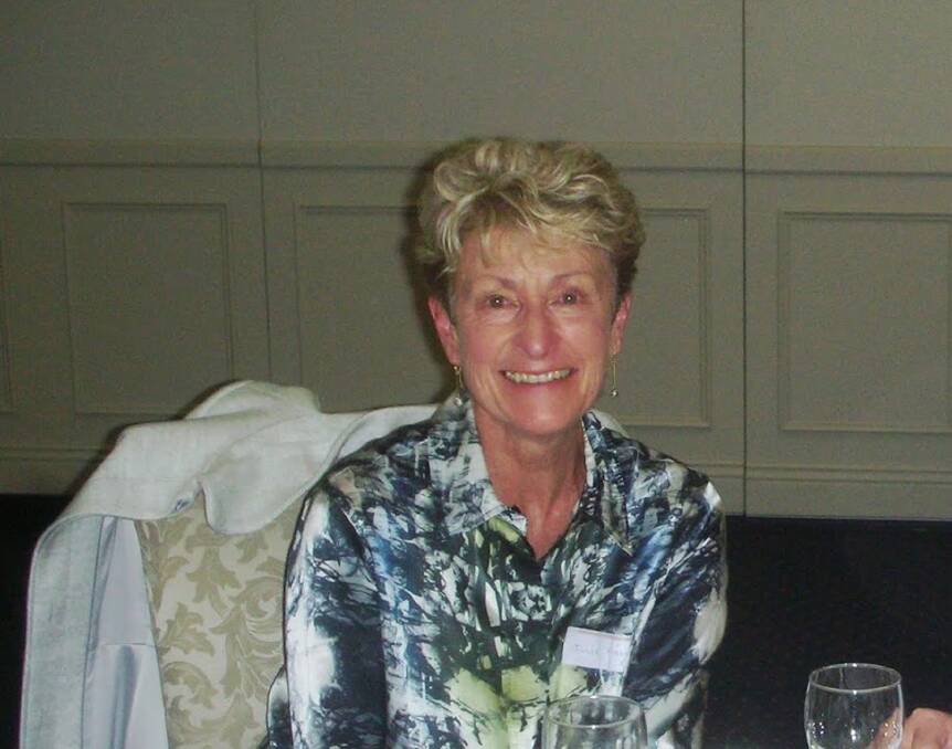 Dr Julie Kibby at a dinner in 2019.