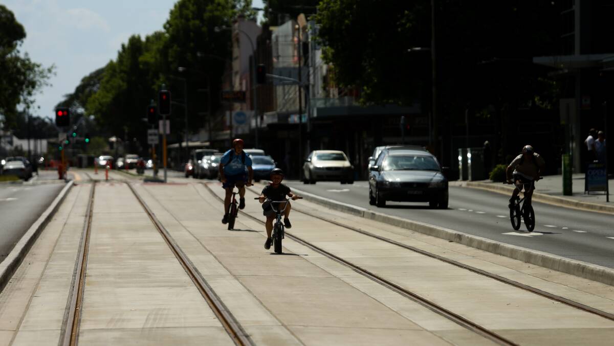 CHAIN REACTION: Putting the light rail on the road is triggering a myriad of changes to the Newcastle CBD. Many will have been thought of beforehand, but some might only now be coming apparent. Picture: Jonathan Carroll