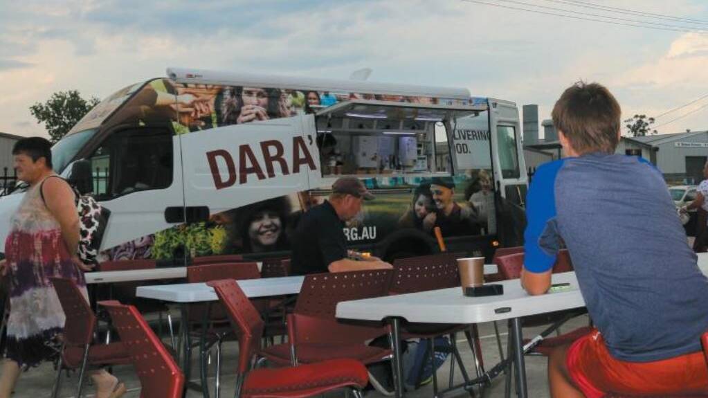The DARA van in action. Picture courtesy of the Maitland-Newcastle diocese's Aurora magazine