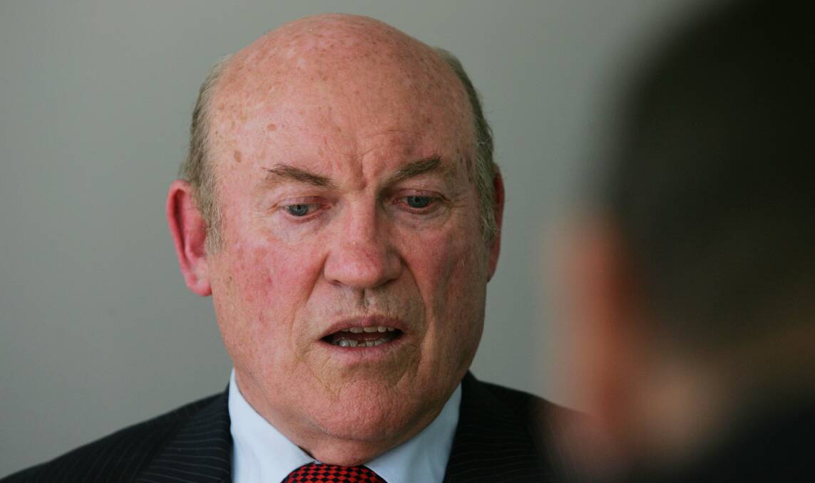 SPEAKING HIS MIND: Macdonald speaking with the Newcastle Herald in 2013 after being found guilty of corruption at ICAC. Picture: Max Mason-Hubers