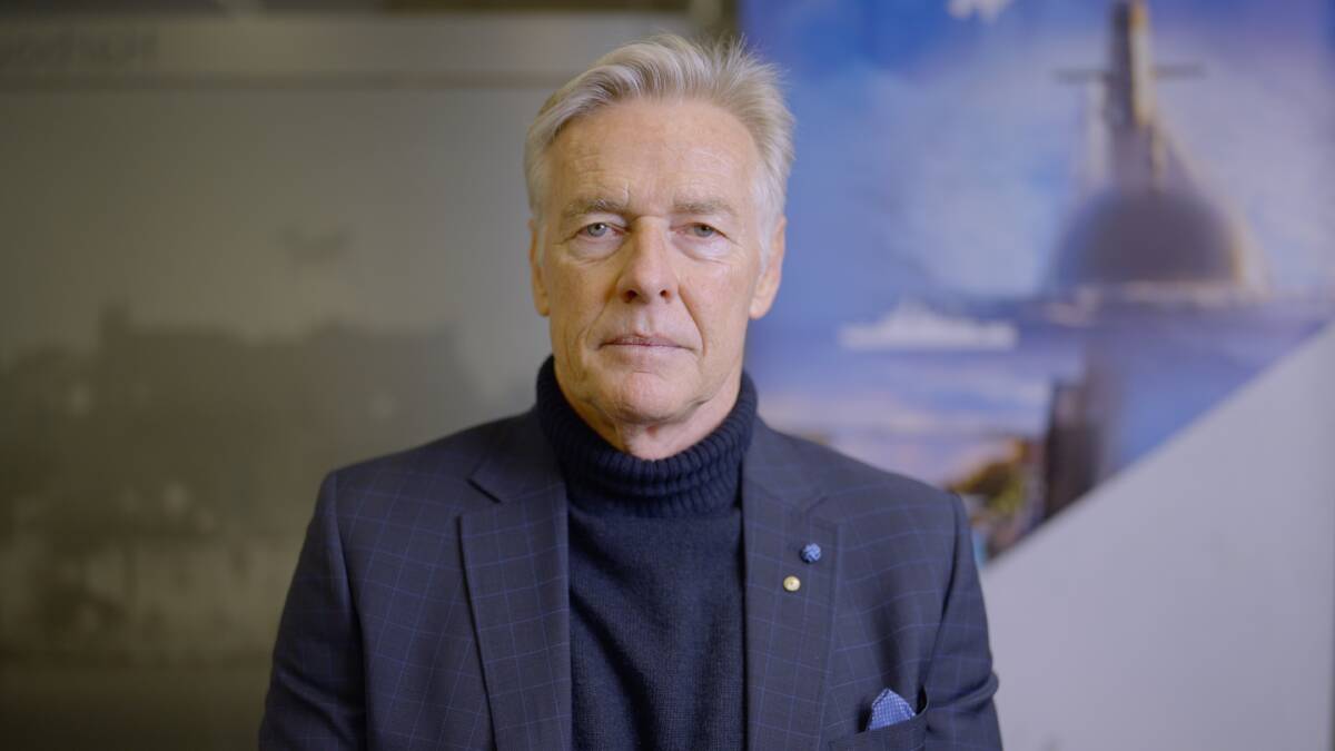 FAMILIAR FACE: Former RAAF commander and NSW Liberal MP Tim Owen, now a consultant and chair of Hunter Defence Taskforce, in a still from the promotional video.