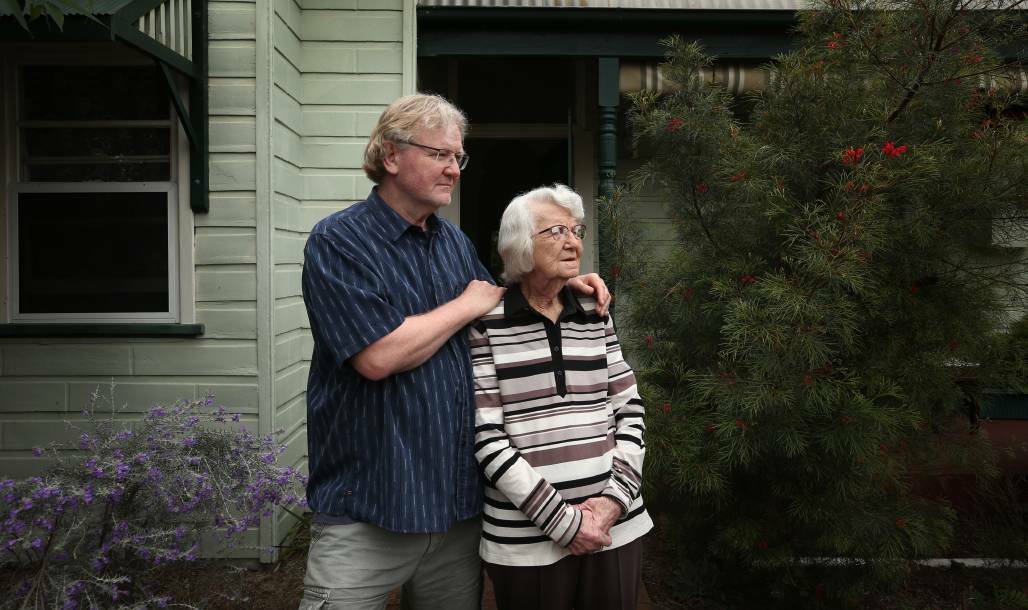 MARIST IMPACT: Geoffrey and Audrey Nash, after another Marist brother, William Wade, was sentenced in September last year. Picture: Simone De Peak
