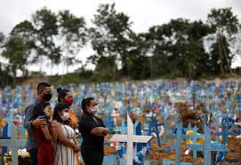 Brazilian coronavirus cemetery: Picture: Voice Over America