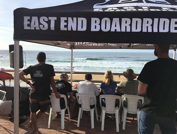 BEDROCK: Club competitions such as this one at Newcastle Beach is where almost all of our best surfers find their sea legs. Picture: East End Boardriders