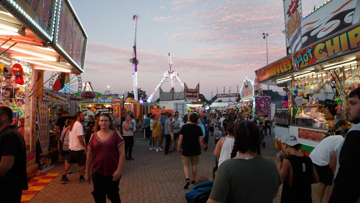 Last year's sideshow alley
