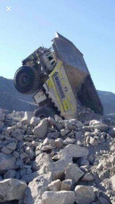New photo of Wednesday's lucky escape plus two earlier truck mishaps at Mount Arthur 