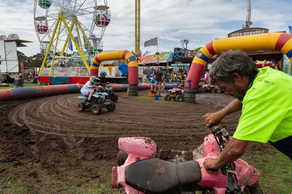 BIG WET: Last year's show was hit by rain in the lead-up. This year the weather is not the uncertainty hanging over the 120-year-old event. Picture: Max Mason-Hubers