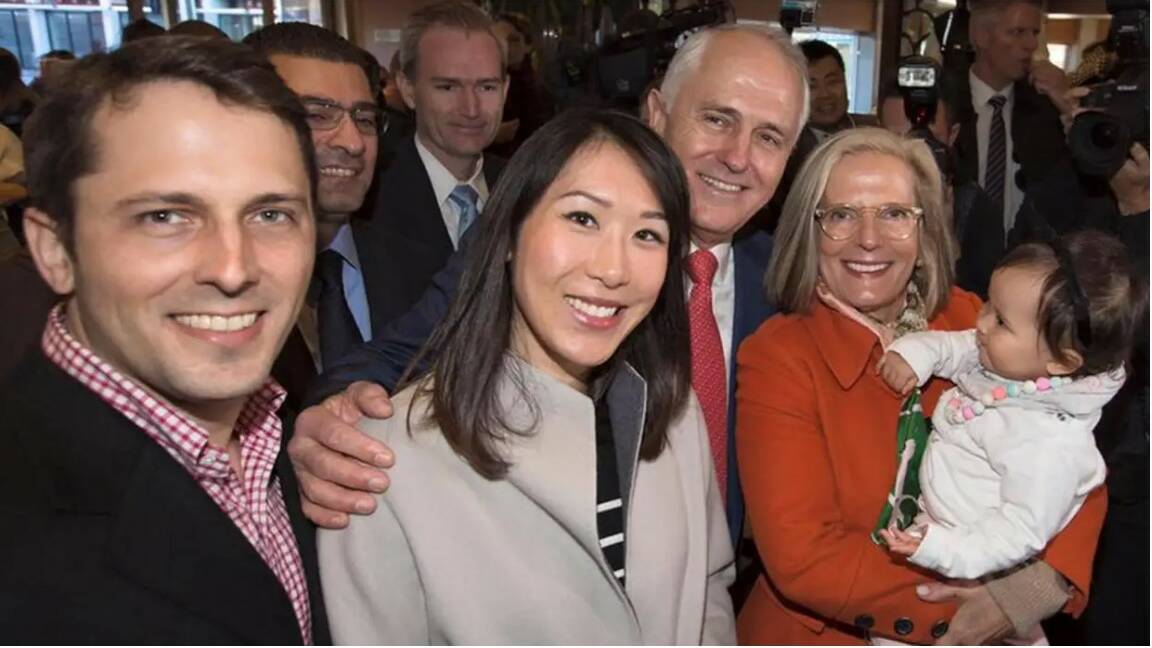 FAMOUS FAMILY: Alex Turnbull and wife Yvonne with Malcolm and Lucy Turnbull. Picture: Twitter