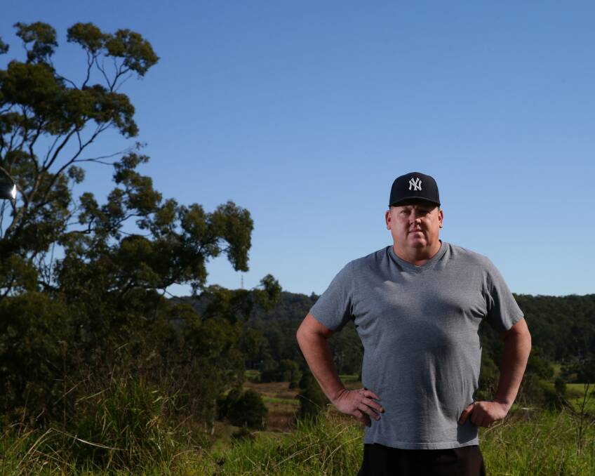 SPEAKING OUT: Injured former Mount Arthur mining contractor Simon Turner, who  says the coal industry has a major problem with bullying. Picture: Jonathan Carroll.