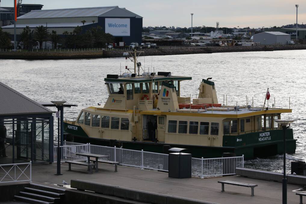 ONE DAY MAYBE: A triangular Stockton ferry service or a ferry to Carrington remains off in the future. Picture: Jonathan Carroll