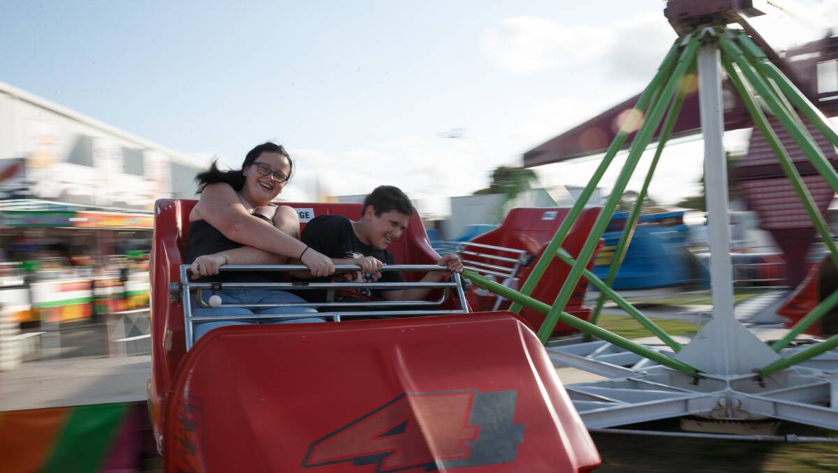 WILD RIDE: All the fun of the fair last year. Picture: Max Mason-Hubers