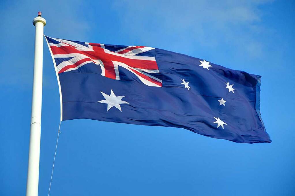 Australia has never really been a flag-waving nation in the image of the United States of America or some of the prominent European nations. But the southern cross and Union Jack are still the symbols that most Australians feel comfortable with. Picture from National Museum of Australia