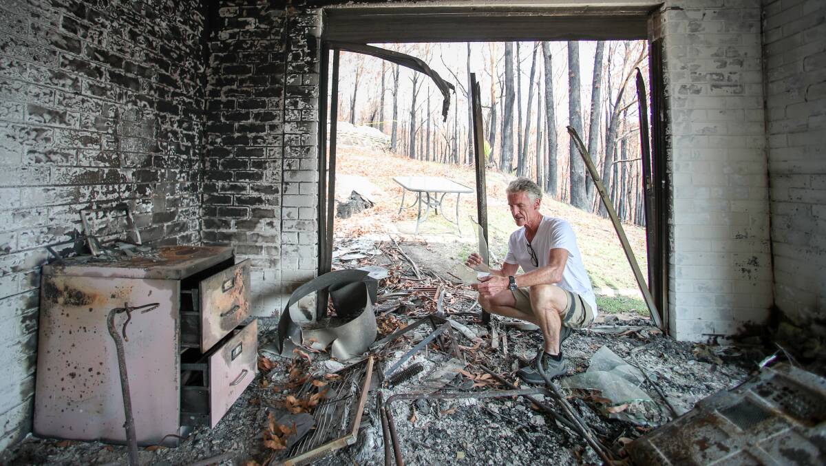Greg Webb, who lost his home at Conjola Park, has always been positive in the face of adversity but fears the fire emergency will test his resilience. Photo: Adam McLean