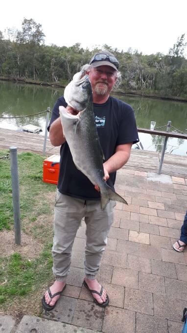 FISH OF THE WEEK: Brendan Stobbart wins the $45 prize this week, courtesy of Tackle Power Sandgate, for this massive 3.44kg tailor caught in Lake Macquarie.