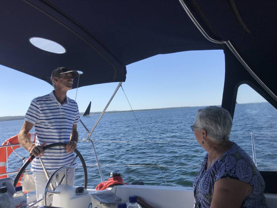 CHART YOUR COURSE: SailTime Port Stephens offers the opportunity to spend time on the water aboard the luxury vessels Liberty (pictured) and Independence.