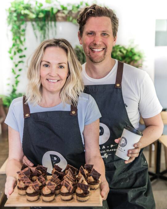 TASTE FOR THE GOOD STUFF: James and Kylie Pheils from Mama-P have created a cafe you want to eat at if you really care what's in your food. 