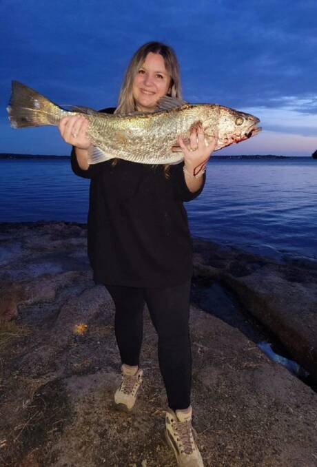 FISH OF THE WEEK: Madeleine Haines wins $45 courtesy of Sandgate Tackle Power for this debut 75cm mulloway caught in Lake Macquarie recently.